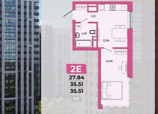 Продается 2-комнатная квартира, 35.5 м2, Пензенская область