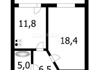 Продажа 1-комнатной квартиры, 49 м2, Новосибирская область, 2-й микрорайон, 232