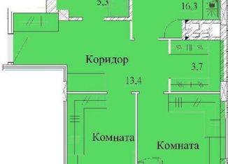 2-комнатная квартира на продажу, 81.3 м2, Ивановская область