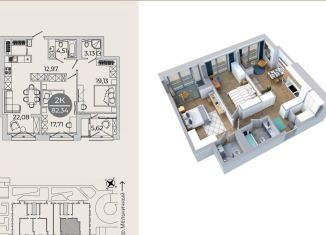 Продается 3-комнатная квартира, 82.3 м2, Воронежская область, улица Революции 1905 года