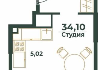 Продажа квартиры студии, 34.1 м2, Хабаровский край