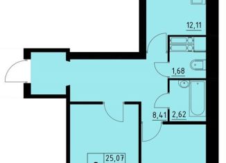 Продается 2-комнатная квартира, 56 м2, Пермь, Орджоникидзевский район, улица Косякова, 15А