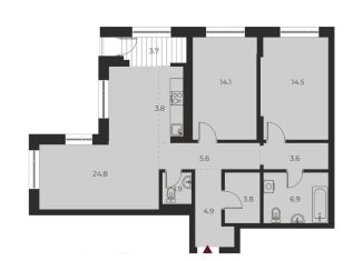 Продажа 3-комнатной квартиры, 85.8 м2, Новосибирск, Заельцовский район