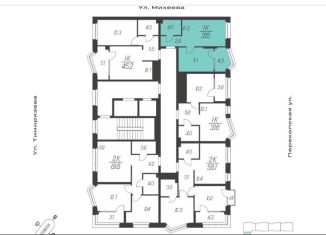 Продается однокомнатная квартира, 37.5 м2, Тульская область, улица Михеева, 9