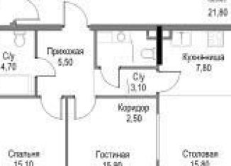 Продается 2-ком. квартира, 70.4 м2, Москва, ЮЗАО, улица Академика Челомея, 1А