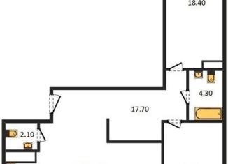 Продается 2-комнатная квартира, 98 м2, Воронеж, улица Фёдора Тютчева, 93/4, ЖК Микрорайон Боровое