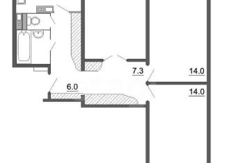 Продается 3-комнатная квартира, 77.4 м2, Москва, Чечёрский проезд, 66, ЮЗАО