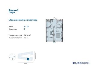 Продается 1-ком. квартира, 34.5 м2, Ижевск