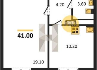 1-ком. квартира на продажу, 41 м2, Воронеж, Советский район