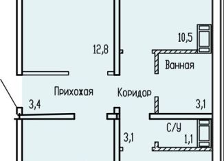 Продажа трехкомнатной квартиры, 67.5 м2, Курган, улица Карбышева, 52к1, район Рябково