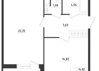 Продажа 2-ком. квартиры, 50.8 м2, Красное Село, улица Лермонтова, 15к2