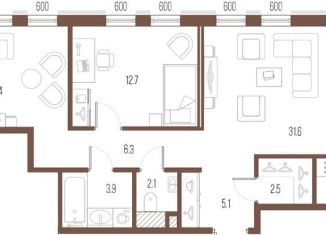 Продажа 3-комнатной квартиры, 108.4 м2, Санкт-Петербург, улица Стахановцев, 1, метро Новочеркасская