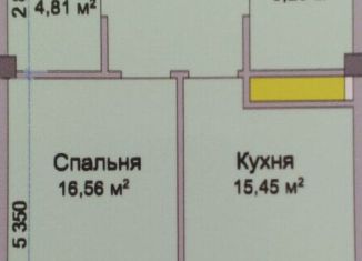 Продажа однокомнатной квартиры, 50.7 м2, Нальчик, улица Атажукина, 1