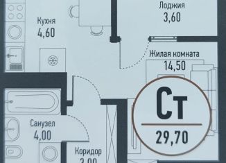 Продаю 1-ком. квартиру, 29.4 м2, Республика Башкортостан, улица Муллаяна Халикова