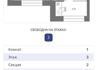 Продам 1-комнатную квартиру, 37 м2, Рязанская область, 5-й Новый проезд