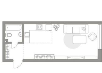 Продажа квартиры студии, 35.4 м2, Москва, Южнопортовый район