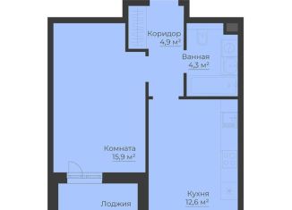 Продаю однокомнатную квартиру, 41.3 м2, Рыбинск