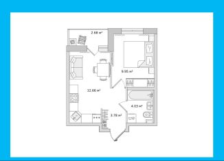 Продажа 1-комнатной квартиры, 34.5 м2, Ленинградская область, Тихая улица, 3к2