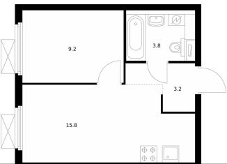 1-комнатная квартира на продажу, 32 м2, Московская область