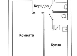 Сдача в аренду 1-комнатной квартиры, 40 м2, Краснодар, улица имени Ф.И. Шаляпина, 31В, микрорайон Завод Радиоизмерительных Приборов