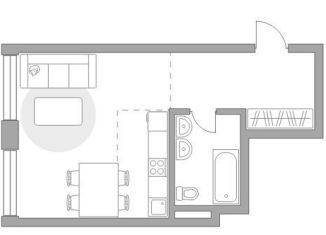 Продам квартиру студию, 37.2 м2, Москва, ЦАО