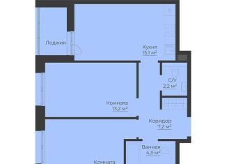 Продается 2-комнатная квартира, 57.6 м2, Рыбинск