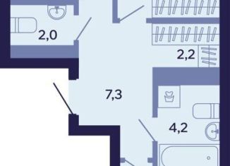 Продам 2-комнатную квартиру, 54 м2, Саха (Якутия), Новопортовская улица, 1А/1