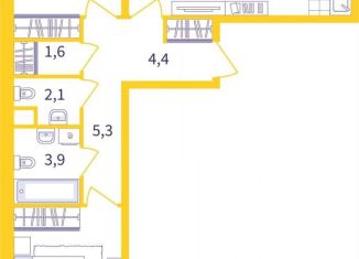 Продается 2-комнатная квартира, 59 м2, Екатеринбург