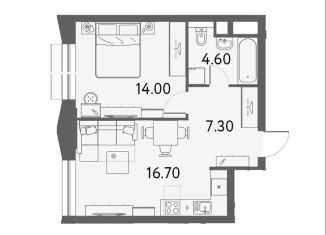 Продажа 1-комнатной квартиры, 42.6 м2, Москва, метро ВДНХ, улица Годовикова, 11к4