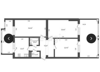 Продам 3-ком. квартиру, 100 м2, Севастополь, улица Военных Строителей, 10/6