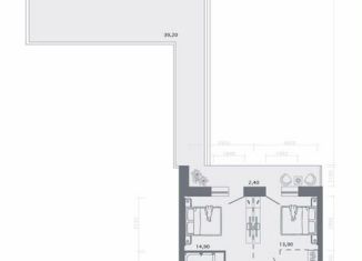 3-комнатная квартира на продажу, 154.1 м2, Казань, улица Островского, 105