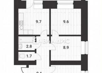 Продаю трехкомнатную квартиру, 54.3 м2, Благовещенск, улица Строителей, 109/1