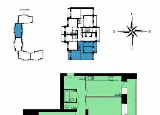 Трехкомнатная квартира на продажу, 99.9 м2, Владимир, улица Родионовка, 4