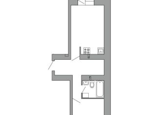 Продам 2-комнатную квартиру, 39 м2, Кукмор, улица Степана Разина, 38Б