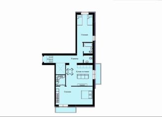 Продажа 2-ком. квартиры, 90.6 м2, Красноярский край