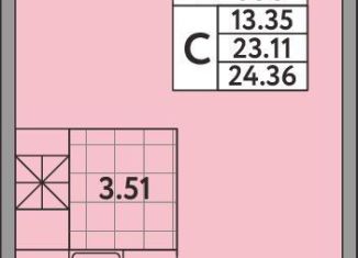 Продается квартира студия, 23.1 м2, деревня Новое Девяткино, Главная улица, 2