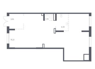 Продажа помещения свободного назначения, 90.2 м2, Мытищи, ЖК Мытищи Парк, к6
