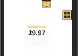 Продается квартира студия, 30 м2, Калининград, Арсенальная улица, 31к4