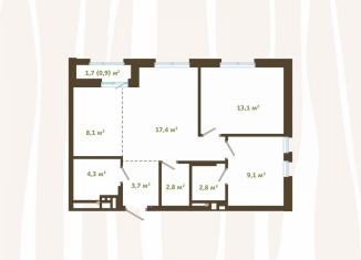 Продаю 3-комнатную квартиру, 62.2 м2, Новокузнецк, улица Зорге, 17