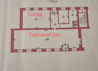 Продаю торговую площадь, 191 м2, Ивановская область, Большая Пролетарская улица, 16