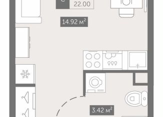 Продается квартира студия, 22 м2, Санкт-Петербург