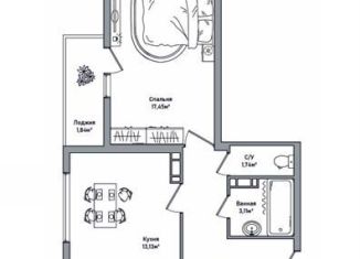 Продаю 2-ком. квартиру, 63.9 м2, Ярославль, проспект Фрунзе, 56Г