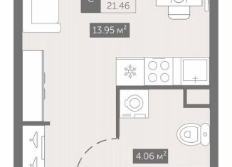 Продаю квартиру студию, 21.5 м2, Санкт-Петербург