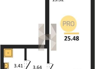 Продам квартиру студию, 25.5 м2, Екатеринбург, Ленинский район