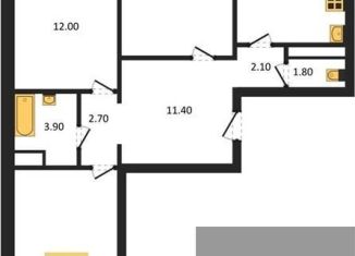Продается 3-ком. квартира, 80.5 м2, Воронеж