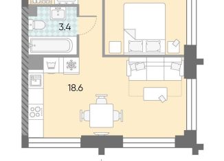 Продам однокомнатную квартиру, 37.5 м2, Москва, ЖК Зиларт, 21/22, метро ЗИЛ