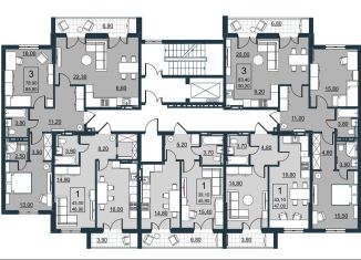 Продажа 1-комнатной квартиры, 43.1 м2, Саратов, улица имени Евгения Долгина, 8