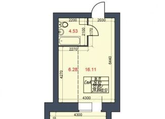 Квартира на продажу студия, 29.9 м2, Череповец, Октябрьский проспект, 98