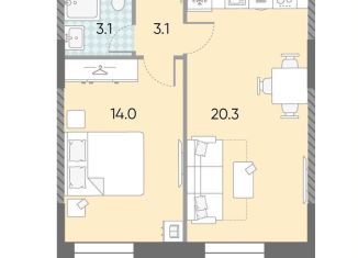 Продажа 1-ком. квартиры, 40.5 м2, Москва, ЖК Зиларт, 18/19/27, метро ЗИЛ