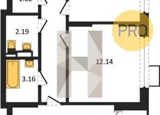 Продаю 2-ком. квартиру, 59.6 м2, Воронеж, проспект Труда, 117